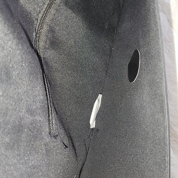 Ladies leather envelope purse, snap closure, zipper pocket inside, tassels - Picture 6 of 15